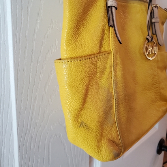 Y2k Michael Kors Yellow Purse - Picture 2 of 7